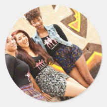 Three GIrls & A Mic Sticker