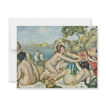 Three Girls Bathing With Crab By Pierre-Auguste Re Invites