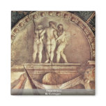 Three Graces By Correggio magnets