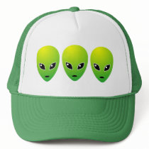 Three Green Aliens - Customised