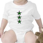 Three Green Stars T-shirt