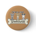 Three Greyhounds buttons
