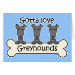 Three Greyhounds Card