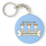 Three Greyhounds keychains