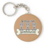 Three Greyhounds keychains