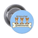 Three Greyhounds Pins