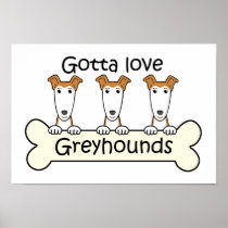 Three Greyhounds Posters