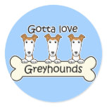 Three Greyhounds stickers