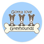 Three Greyhounds stickers