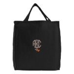 Three Hearts Custom Monogrammed Embroidered Bag embroidered bags