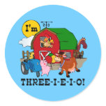 THREE-I-E-I-O STICKER