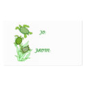 Three in a row, TO:FROM: GIFT TAGS business cards