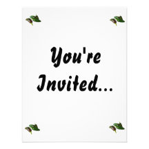 Three Jalapeno Peppers Whole Green and Red colours Personalised Invitations