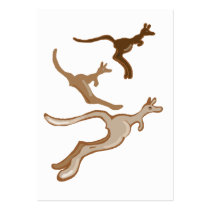Three kangaroos
