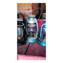 Three Kerosene Lamps