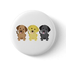 Three Labrador Retrievers Pin