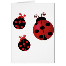 Three Ladybugs Cards