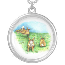 Three Little Binkies Personalized Necklace