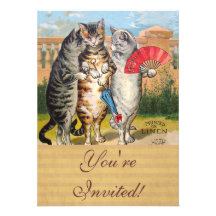 Three Little Kittens Mother Goose Custom Announcement