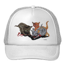 Three Little Kittens Trucker Hats