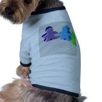 Three little men dog shirt
