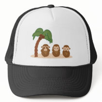 Three little monkeys - três macaquinhos bones