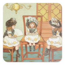 "Three Little Sisters" Stickers