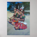Three Melanesian Girls posters