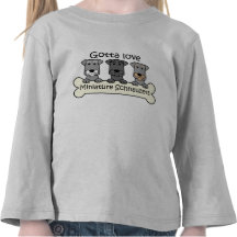 Three Miniature Schnauzers Shirts