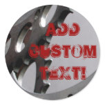 Three Motorcycle Gears stickers