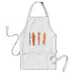 Three naked female model characters by Kay Gale apron