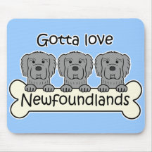 Three Newfoundlands Mouse Mats