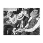 Three Old Men Post Card