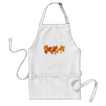 Three Orange Asiatic Lilies Apron