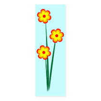 Three orange flowers