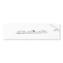 Three Pagoda SLs Bumper Sticker