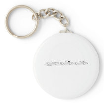 Three Pagoda SLs Keychain
