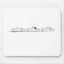 Three Pagoda SLs Mouse Pads