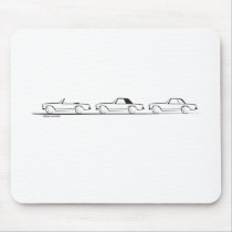 Three Pagoda SLs Mouse Pads