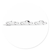 Three Pagoda SLs Sticker