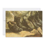 Three Pairs of Shoes by Vincent van Gogh invitations