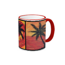 Three Palms mug