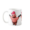 Three Piggy Christmas! mugs