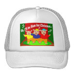 Three Pigs Christmas Christian Gift Trucker Hat