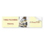 'Three Pilchards' Bumper Sticker