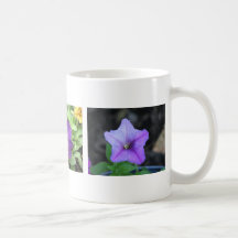 Three Purple Petunias Mugs