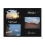 three scenes from Mexico Postcard
