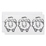 three sheeps photo card template