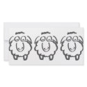three sheeps photo cards