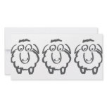 three sheeps photo cards